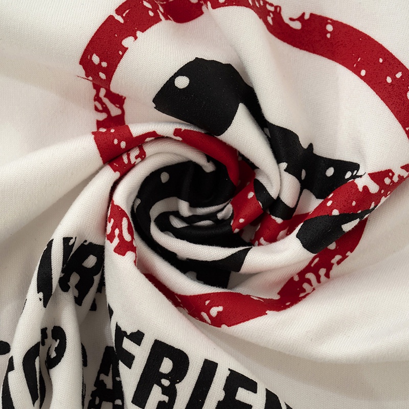 DUNEA Áo Thun Ngắn Tay Cổ Tròn In Họa Tiết Thời Trang Cho Nữ