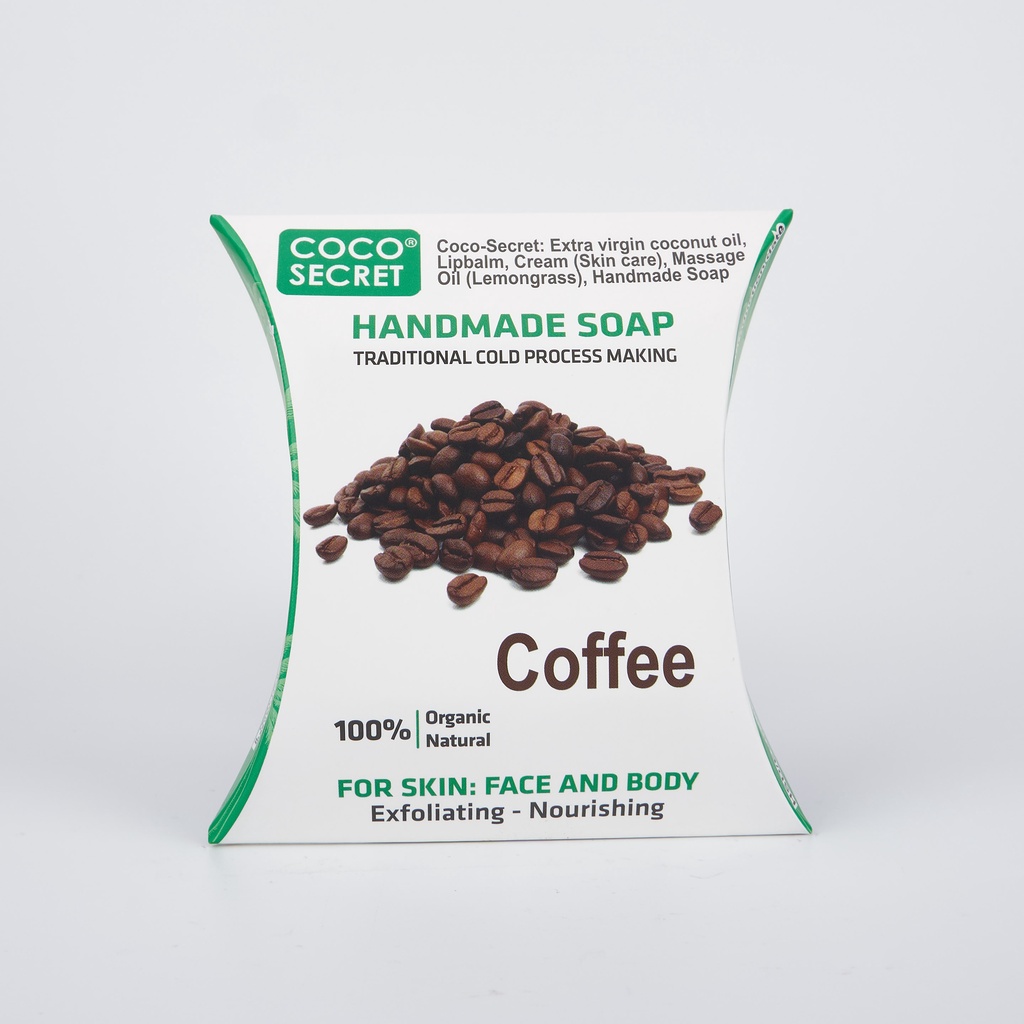 Xà bông Tẩy tế bào chết Mặt Cổ Lưng dưỡng ẩm Coffee Glycerine