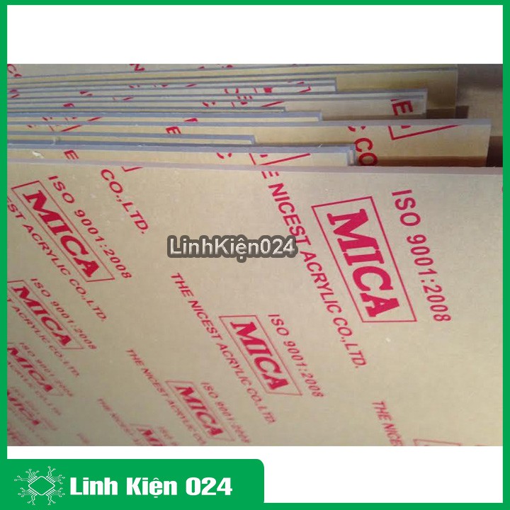 Mica Trong Đài Loan Dày 5mm Kích Thước 20x30cm