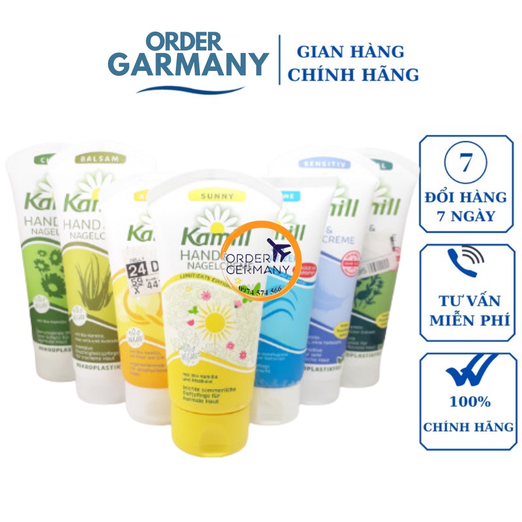 Kem dưỡng da tay và móng tay Kamill 100ml & 150ml