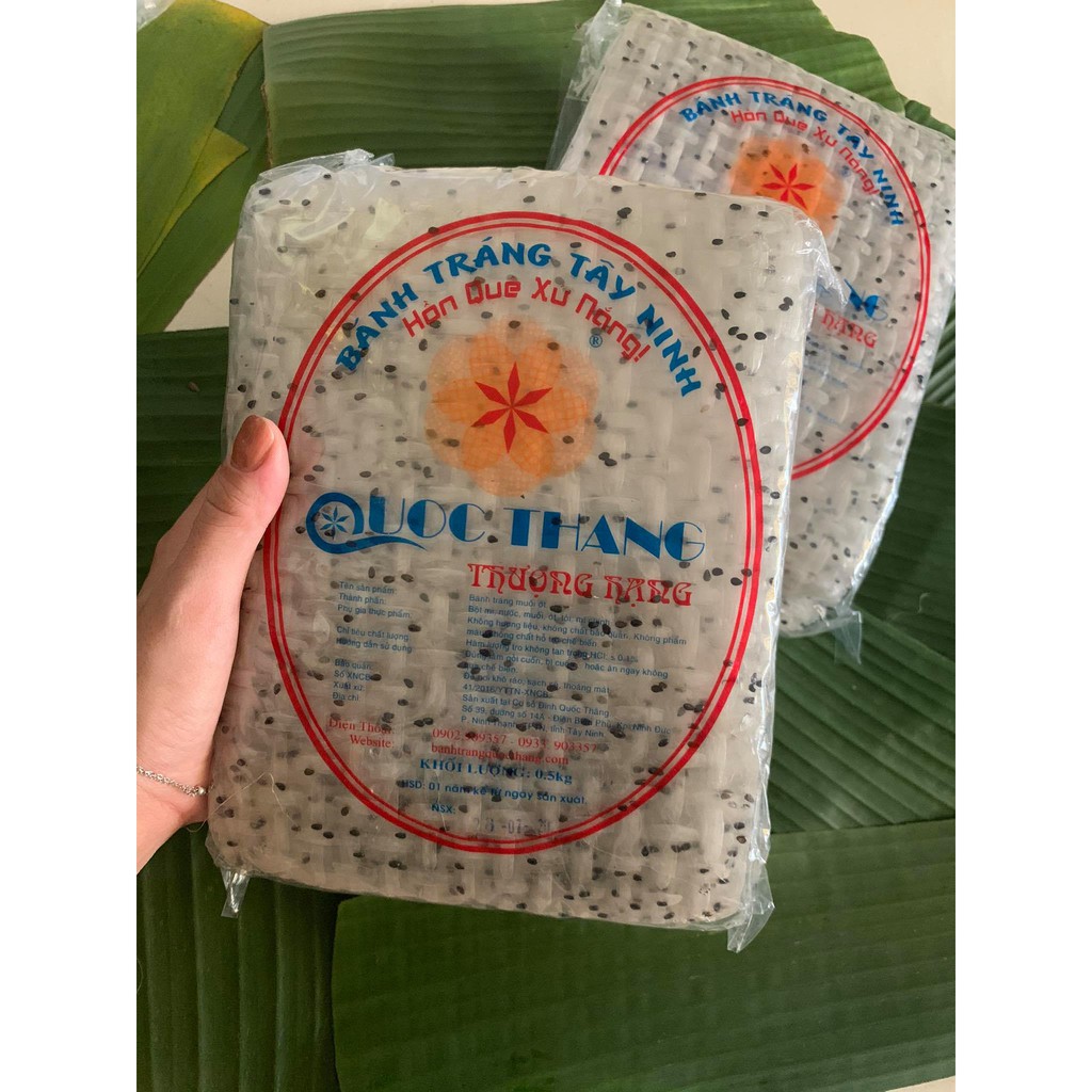 [Mã GRO1505 giảm 8% đơn 250K] 500gr bánh tráng mè đen Tây Ninh cuốn rau sống hoặc nướng ăn cựcthơm ngon!