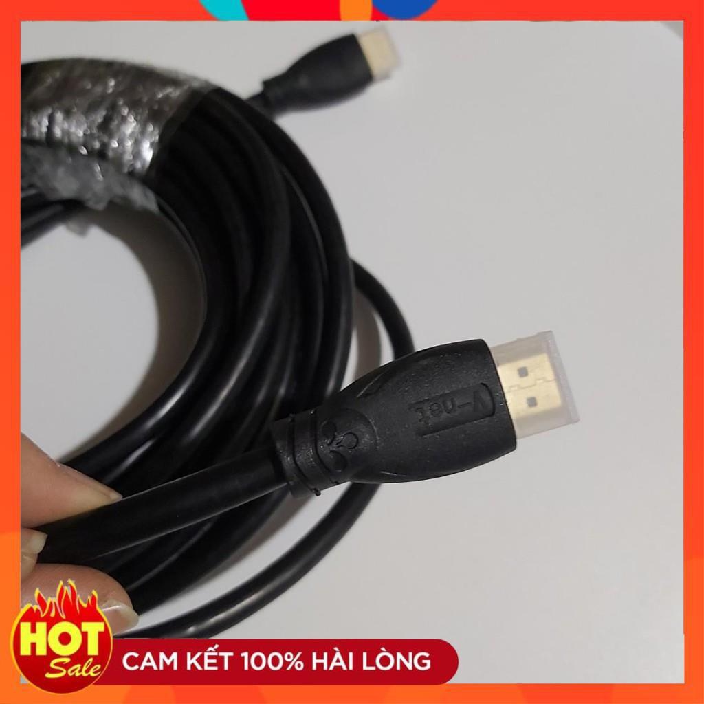 [Hãng Xịn]Dây HDMI V-net XỊN 10M 15M 20M 25M lõi đồng HDTV 4K*2K 7.0 - Dây HDMI Vnet tròn chuẩn FULL HD 1080p