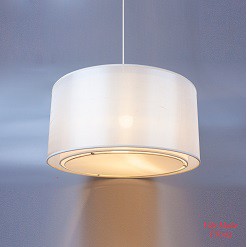 Đèn thả 2 tầng cỡ lớn vải lụa cao cấp, đèn trang trí nội thất