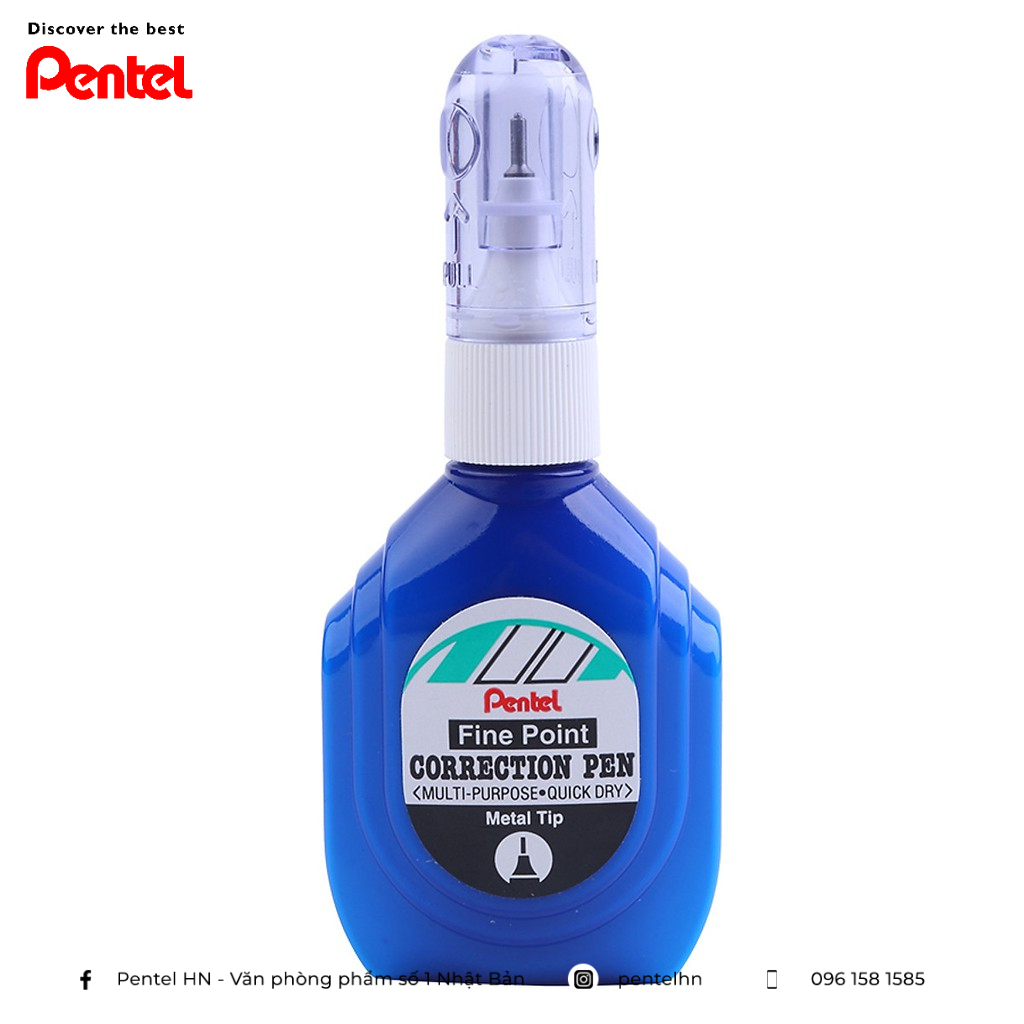 Bút Xóa Đầu Nhỏ Cao Cấp Pentel ZL1S6 | Thiết Kế Độc Đáo, Lạ Mắt | An Toàn Cho Người Dùng