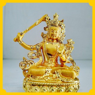 Tượng bồ tát văn thù sư lợi biểu tượng cho trí tuệ đồ thờ cúng phong thuỷ nhà cửa ô tô