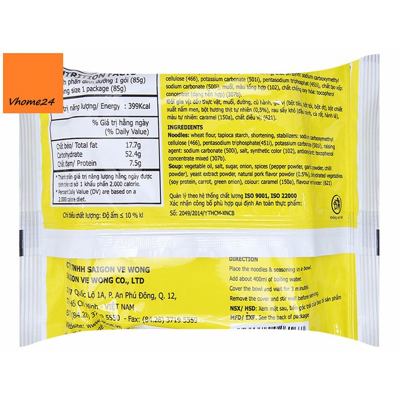 Mì Aone thịt xào gói 85g | BigBuy360 - bigbuy360.vn