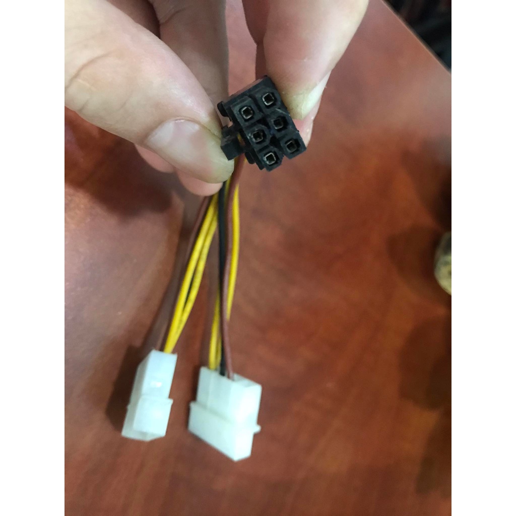 Dây chuyển ata ra 6pin vga