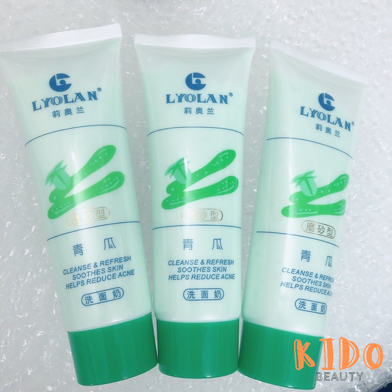 Sữa Rửa Mặt Dưa Leo / Con Bò LYOLAN - SRM nữ Lyolan 120g