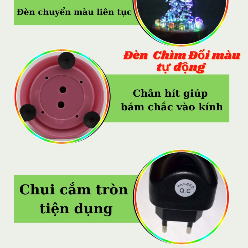 Đèn bể cá (BBL) chìm đổi màu tự động hiệu ứng đẹp