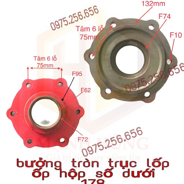 Bưởng tròn trục lốp ốp hộp số dưới 178