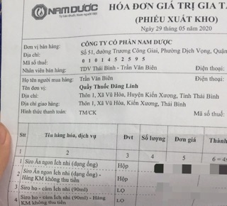 Siro ăn ngon ích nhi
