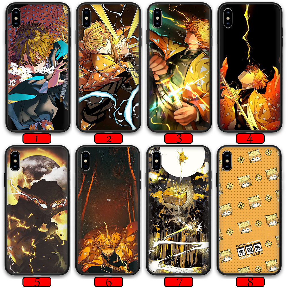 Ốp Điện Thoại Mềm Chống Rơi Hình zenitsu agatsuma Cho iphone 11 pro max xs max xr