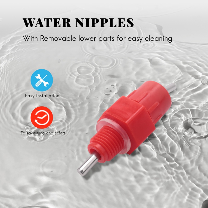 Set 5 Núm Uống Nước Cho Gà Vịt