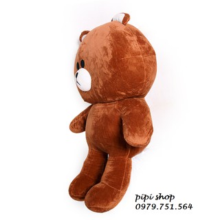 GẤU BÔNG GỐI ÔM BROW 1 MÉT