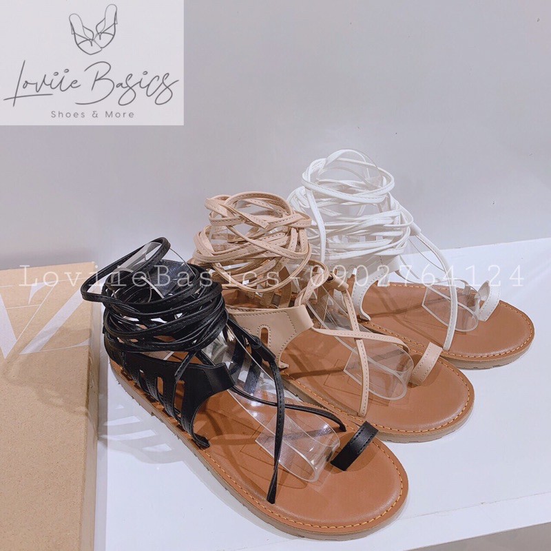 SANDAL NỮ XỎ NGÓN LOVIIE BASIC - GIÀY CAO GÓT THỜI TRANG CỘT DÂY XỎ NGÓN CHIẾN BINH S210703