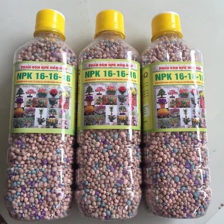 Phân tan chậm NPK hỗn hợp 16-16-16 chuyên hoa và cây cảnh chai 500g