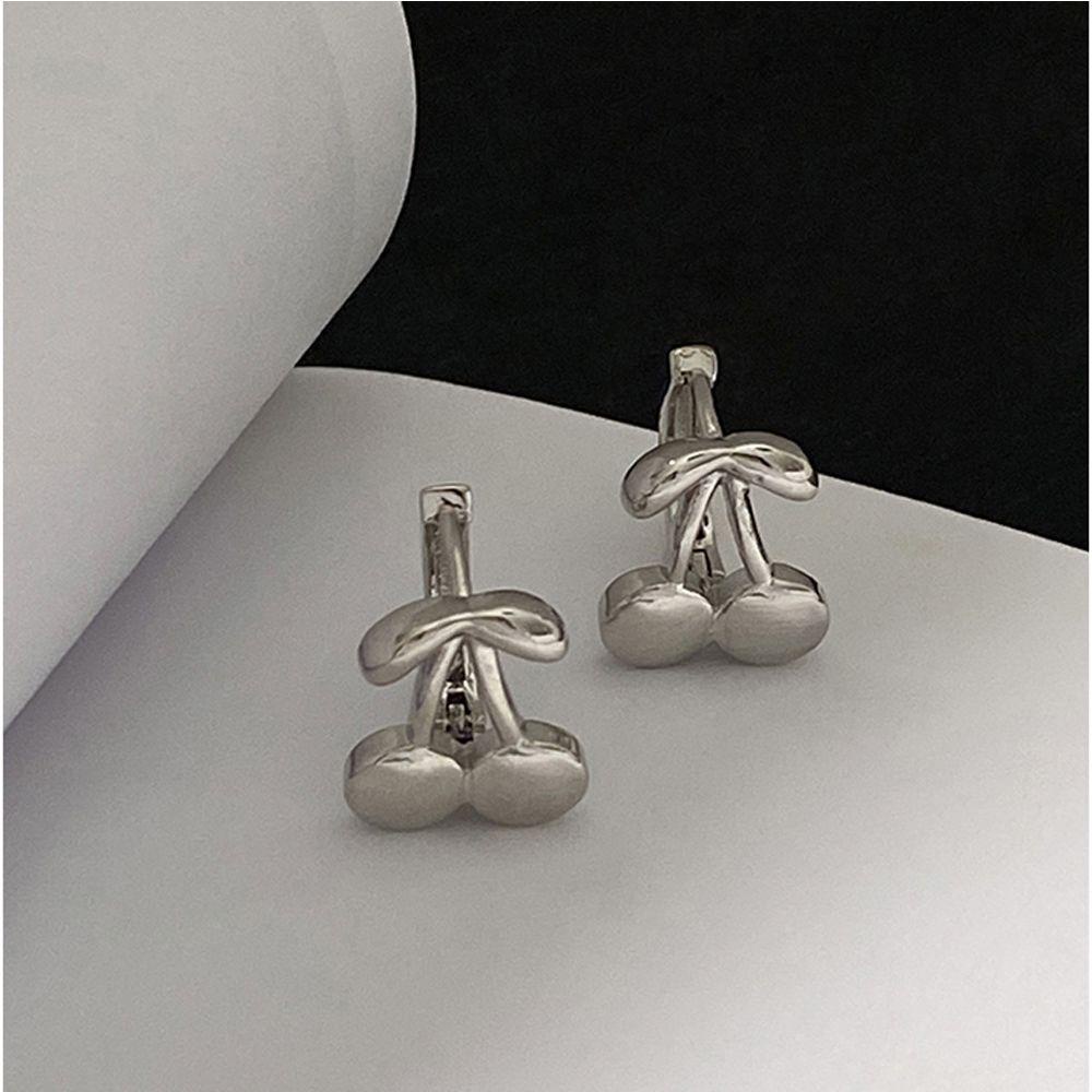 JARRED Bông Tai Hình Trái Cherry Đơn Giản Phong Cách Retro Thời Trang Cho Nữ