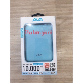 SẠC DỰ PHÒNG AVA 10000mAh [100% CHÍNH HÃNG]