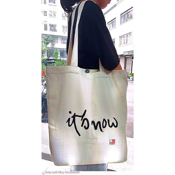 TÚI VẢI CANVASTHƯ PHÁP - IT'S NOW