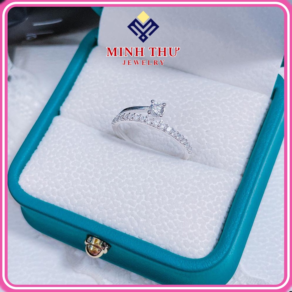 Nhẫn Bạc Nữ Đính Đá 925 Đẹp MINH THƯ JEWELRY MTN5033