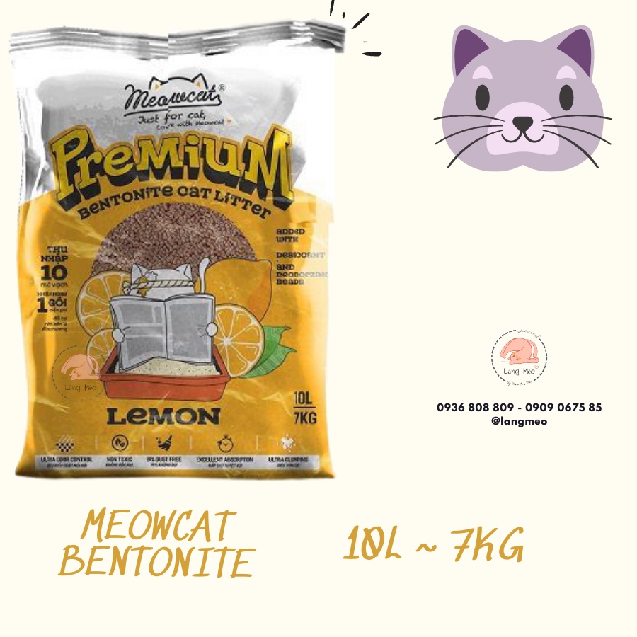 Cát vệ sinh mèo Bentonite - Meowcat