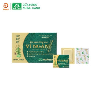 Viên ngậm ho thảo dược Vĩ Ngân hộp 100 viên - Tiêu viêm , dưỡng họng , giảm đau mau lành tổn thương niêm mạc - VN1 01