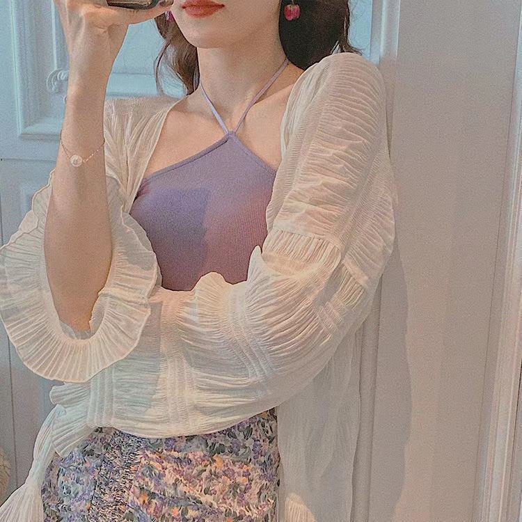 Áo Khoác cardigan Tay Dài Dáng Rộng Chống Nắng Thời Trang Mùa Hè Cho Nữ