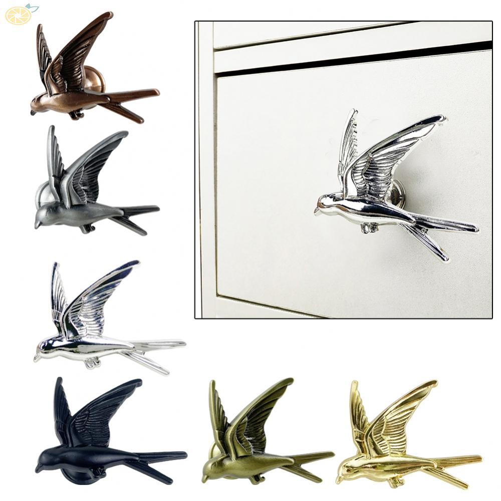 【VARSTR】Cabinets Handle 1PC Bird Gold Single Hole Furniture Decoration Swallow