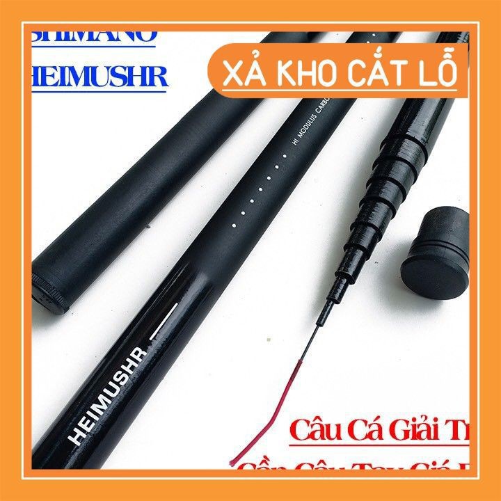 Cần Câu Đơn CACBON Shimano 2m7 3m6 4m5 5m4 ( TẶNG KÈM TRỤC VÀ LƯỠI PHAO ĐẦY ĐỦ ) VỀ CHỈ VIỆC ĐI