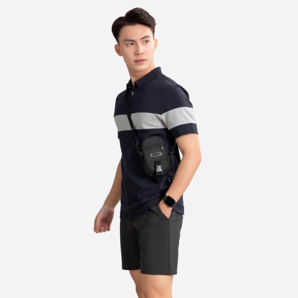 Áo polo nam cổ bẻ CIZA basic cộc tay vải cotton cao cấp phong cách trẻ trung size S M L XL màu đen,navy,xanh APNS16