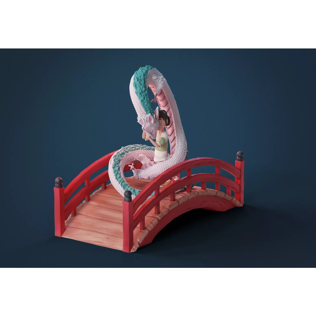File in 3D mô hình Spirited Away - Haku - Chihiro Ogino
