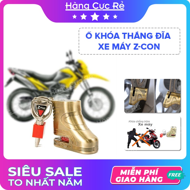 Ổ khóa thắng đĩa xe máy Z-CON