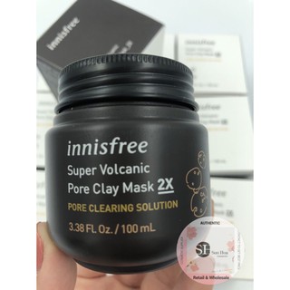 Mặt Nạ Đất Sét- innisfree Super Volcanic Pore Clay Mask 2X