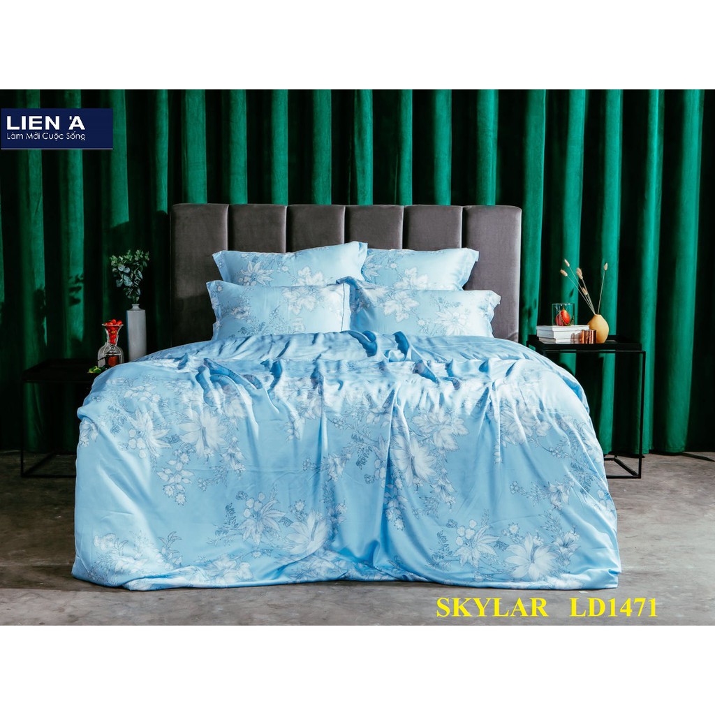 Bộ ga gối Tencel cao cấp Liên Á 180x200cm