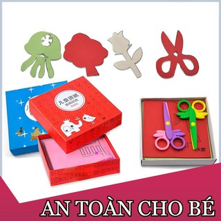 Sandal – Bộ Đồ Chơi Cắt Giấy Thủ Công Cho Bé (240 Giấy Mày Và 2 Kéo Cắt An Toàn)