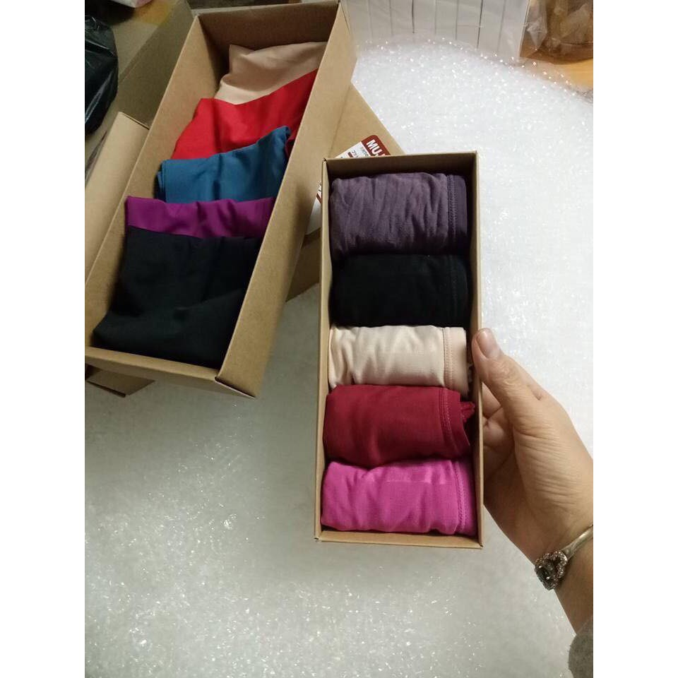 Sét 5 quần lót muji cotton nhật xịn- thoải mái dễ chịu diệt khuẩn ( Hàng của NHẬT )