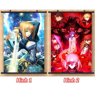 Giảm giá Poster lụa, Poster vải, tranh lụa Anime 40x60cm - Fate/Stay Night  - BeeCost
