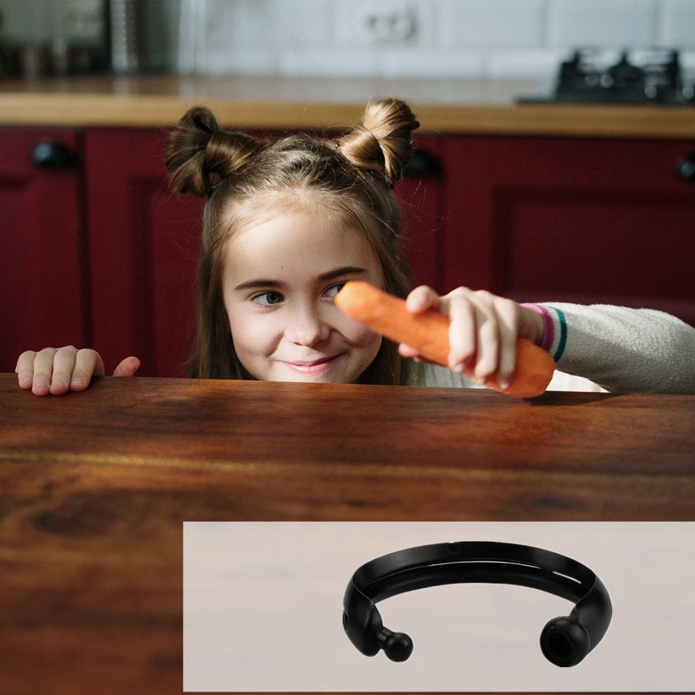 [Hàng mới về] Bộ 2 dụng cụ tạo búi tóc màu đen bằng silicone tiện lợi cho nữ