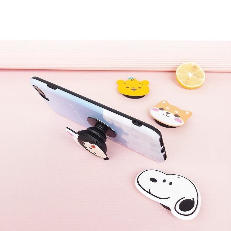 Popsocket đa năng hình thú Silicon