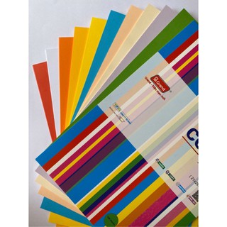 Giấy màu A4 Pgrand (5 màu trộn - 10 màu trộn) - Xấp 100 tờ
