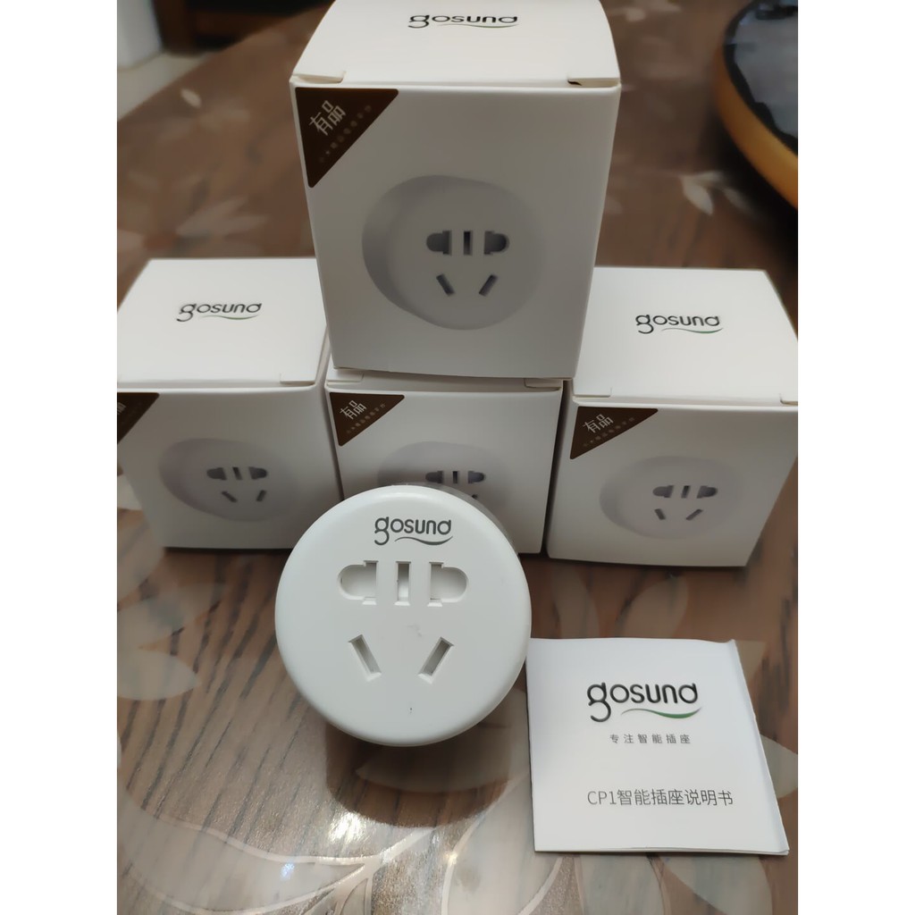 Ổ cắm điện thông minh kết nối wifi Xiaomi Gosund, Hẹn giờ, Điều khiển từ xa , kết nối Mihome