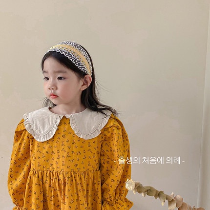 Cài tóc phối ren xinh xắn phong cách Hàn Quốc dành cho trẻ em