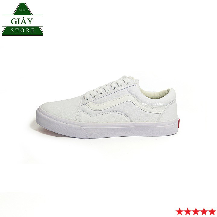 Giày Vans | Sneaker Nam Nữ Old Skool Trắng Fulll