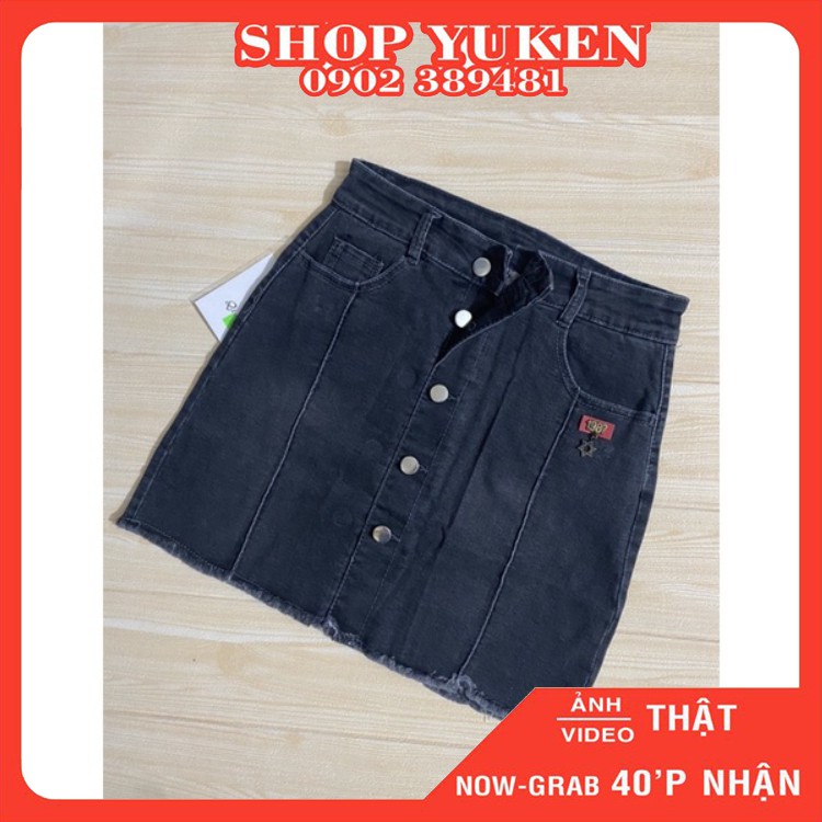Chân váy Jean ngắn sale sốc