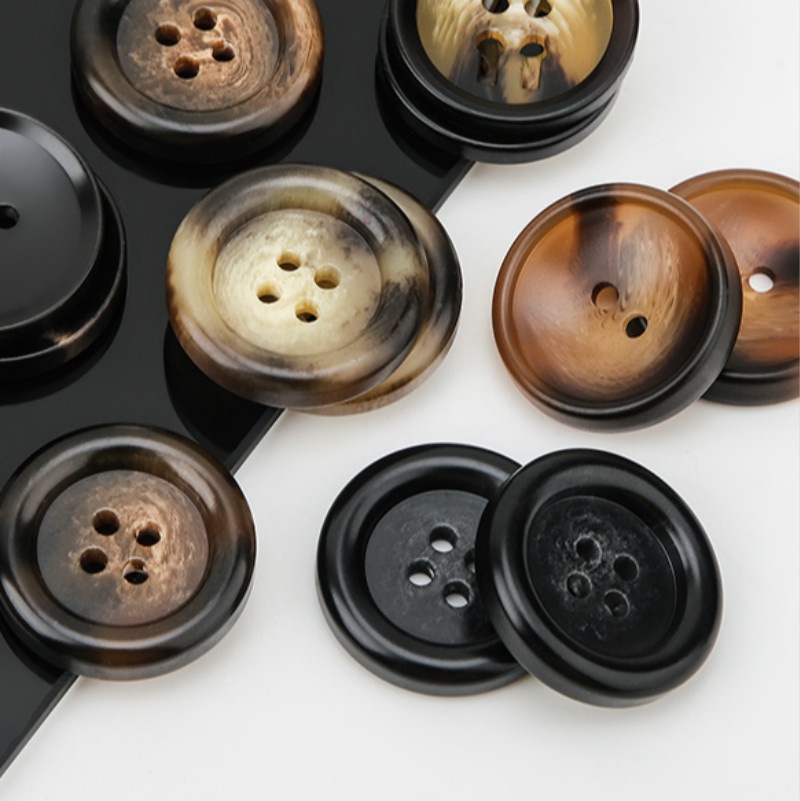 Bộ 6 nút bằng nhựa 4 lỗ kích thước 25mm