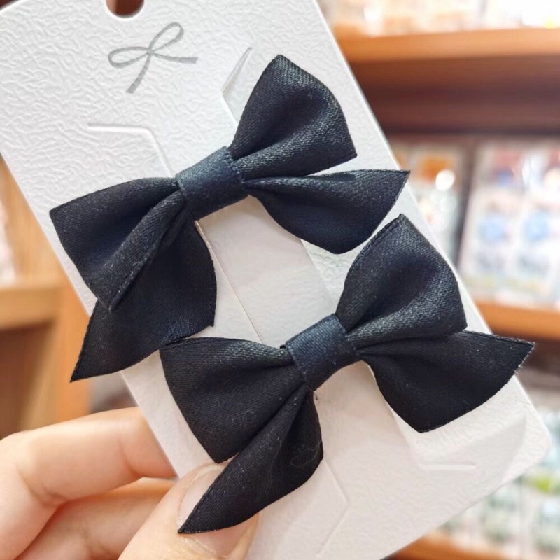 Set nơ kẹp tóc xinh cho bé