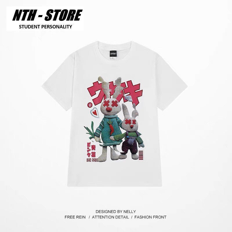 Áo Nelly, Áo phông Nelly Heybig cộc tay - White Rabbit 03