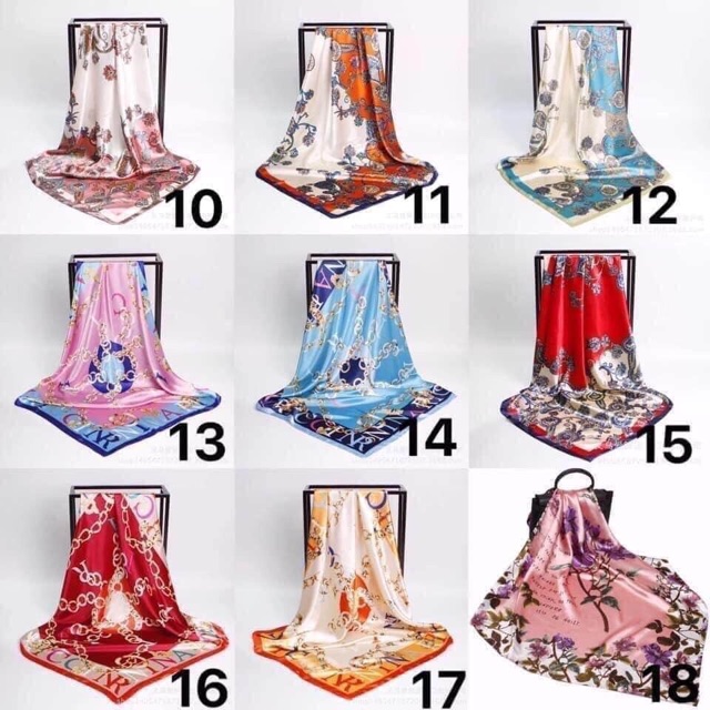 Combo 2 khăn bandana size 90x90cm