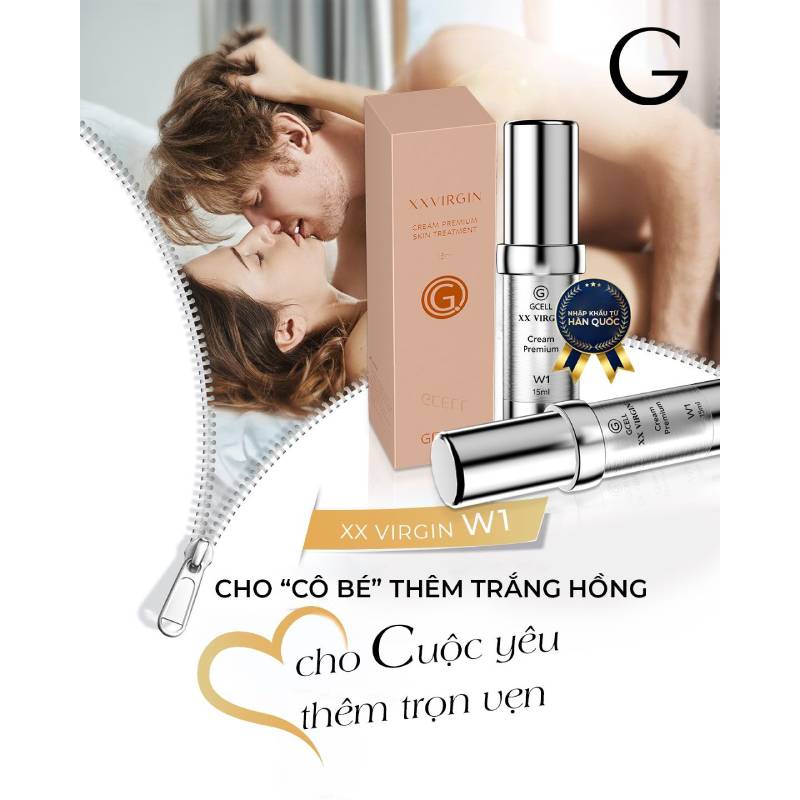 Kem Làm Hồng Nhũ Hoa, Vùng Kín BQCell XXVirgin Cream Premium 5ml