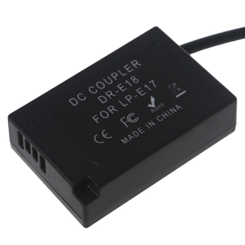 Bộ Sạc Pin LP-E17 Chuyển Đổi AC ACK-E18 USB-C DR-E18 Cho DC